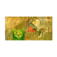 Трговска марка ликовна уметност „Новото езерцето“ платно уметност од aоаким Мир