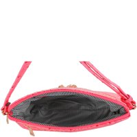 Луксуз животински ној на лесен купола со купола торбичка торбичка со розова розова боја