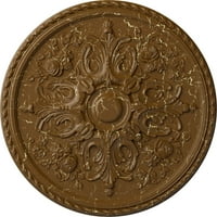 5 8 OD 2 P BRADFORD MEDALLION, рачно насликан пушачки топаз пукнатини