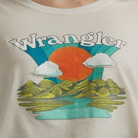 Wernенски кратки ракави на Wrangler® Западен графички мета