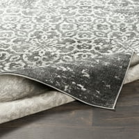Уметнички ткајачи Лилија јаглен бел преоден рок 3'11 5'7 Област килим