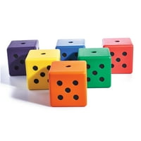 Нас игри во боја My Class® 6 повеќебојни коцки од пена