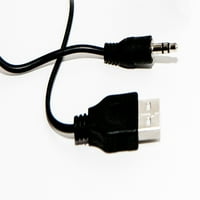 Ibasics ги засили стерео USB двојните звучници со контрола на волуменот