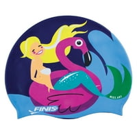 Детска сирена сирена сирена капа за пливање во starвездена риба, една големина