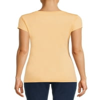 Лиценца за женска графичка маица Yellowолтистон со кратки ракави