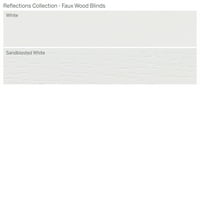 Колекција за прилагодени рефлексии, 2 Бесплатни ролетни од дрво, ролетни со песок, 7 8 Ширина 48 Должина