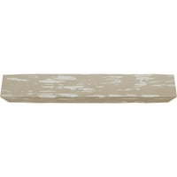 Ekena Millwork 4 H 6 D 48 W Pecky Cypress Faa Wood Camply Mantel, Premium AdEd