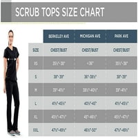 Medline Park Ave Ave Women's Women Stright Shock Smock Scrub Top