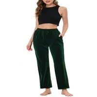 Единствени поволни цени за женски пижами дното на кадифените панталони за спиење широки панталони за нозе