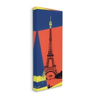 Culleple Industries Aiffel Tower Paisian Pop Art Travel Collage, 40, дизајн од Даниел Сприл