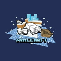 Monунгла Minecraft мечки со момчиња со кратки ракави, графичка маица, 2-пакет, големина xs-xxl