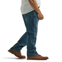 Wrangler® машки 5 џеб тенок Jeanан со стрии, големини 30-42