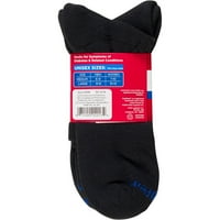 Medipeds Големите машки дијабетични квартални чорапи со Coolma и необврзувачки пакет со врвна вредност, парови