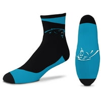 Машки за голи нозе Црна Каролина Пантерс пресметка II влезни чорапи