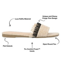 Колекција на ournoureенски жени Кореин Тру удобна пена се лизга на слајд рамни сандали