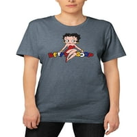 Betty Boop Graphic Tee со повеќебојни лого