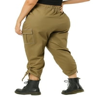 Единствени поволни цени, женски плус влечење еластични панталони со активна облека