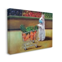 Sumbell Industries Bunny Rabbit Carrot Carrot Carrot Mask Mask Detail Canvas Wallидна уметност, 30, дизајн