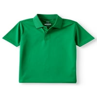 Чудо нација момчиња Училишна униформа со кратки ракави за перформанси Поло кошула, пакет со вредност, големини