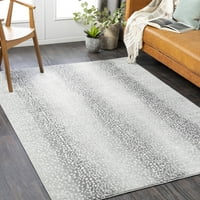 Уметнички ткајачи Роми Трелис област килим, светло сив крем, 7'10 10 '
