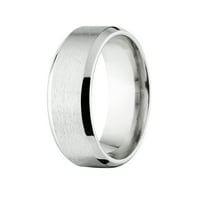Обичен прстен од не'рѓосувачки челик од не'рѓосувачки челик од луксузен