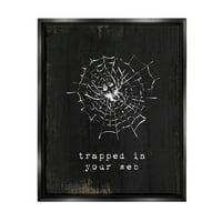 Stuple Industries заробени во вашиот веб -пајак графички уметнички џет црно лебдечки платно печатење wallидна