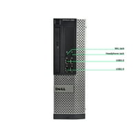 Обновен Dell 7020-SFF работна површина со Intel Core i5- 3.2GHz процесор, 16 GB меморија, 480 GB SSD и WIN