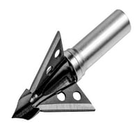 Ракета Ultimate Steel® Fixed Blade Broadhead Broadhead произведува дијаметар од 1