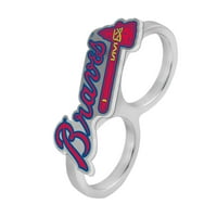 Време на играта Официјално MLB Atlanta Braves Knuckle Ring