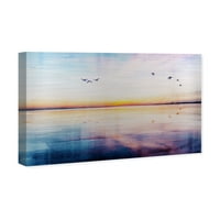 Wynwood Studio Nature and Payscape Wall Art Canvas Prints 'The Horizon' Home Décor, 24 16