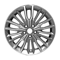 Каи 7. Преиспитано ОЕМ алуминиумско тркало, машинско и средно сребро, се вклопува - Hyundai Elantra GT