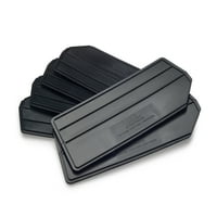 Triton Products® Locbin 10-3 4 L 4-5 8 W 1 8 H ABS Пластични делители на црни корпи за 3- канти, 6pk