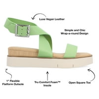 Ournourneуни колекција женски Havalee Tru Comfort Fonam Buck Platform Sandals