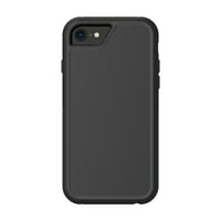 Он. Тенок солиден телефонски случај за iPhone 6, 6S, 7, 8, SE, SE - црно