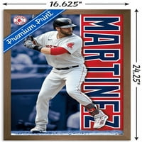 Boston Red So - D. D. Martinez Wall Poster, 14.725 22.375 Рамка