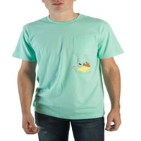 Spongebob SquarePants Машка маица за џеб