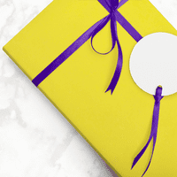 Хартија жолта хартија за завиткување на подароци, квадратни метри