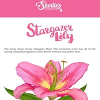 Старгазер Лили свеќа - голема розова 16. мл. Високо миризлива свеќа со тегла - направена со природни масла