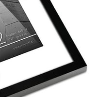 Рамка за слика на AmericanFlat во црна боја - се прикажува со мат и без мат - хоризонтални и вертикални формати