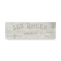 Трговска марка ликовна уметност „Француски рози VII“ платно уметност од Данхуи Наи