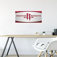 Хјустон Ракети - Постери за wallидови на лого, 14.725 22.375