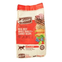 Merrick Classic Real Beef, Chost јачмен + рецепт на морков, суво куче за кучиња, lb