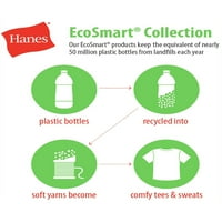 Hanes Girls Comfortsoft Ecosmart Reece Open Batter Note Sweatpants, 2-пакувања, големини 4-16