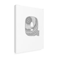 Siobhan 'Alphabet Q' Canvas Art