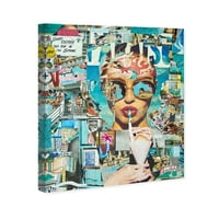 Wynwood Studio Fashion and Glam Wall Art Canvas отпечатоци 'Katy Hirschfeld - Додатоци за летни брегови -