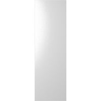 Ekena Millwork 12 W 71 H TRUE FIT PVC два панел шеврон модерен стил фиксни ролетни за монтирање, бело