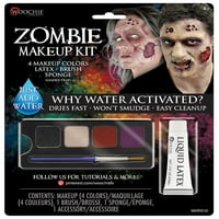 Комплет за шминка со зомби активирана со вода