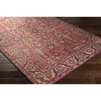Уметнички ткајачи Ирис Медалјон област килим, црвена, 3'6 5'6