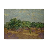 Трговска марка ликовна уметност „маслинови дрвја“ уметност од Винсент ван Гог