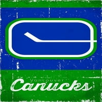 Ванкувер Канакс - Постери за ретро лого, 22.375 34